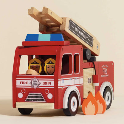 [Pre-Order] Le Toy Van Wooden Fire Engine | Wooden Toy