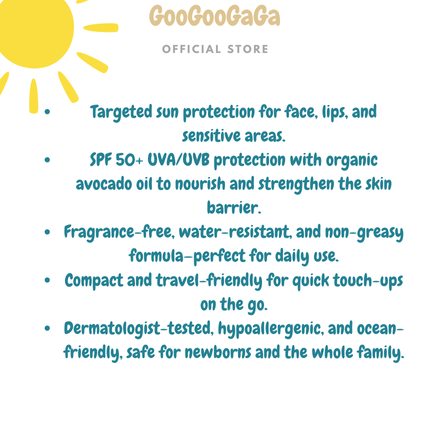 MUSTELA High Protection Sun Stick SPF50 for All Skin Types (9ml) | Baby Skincare