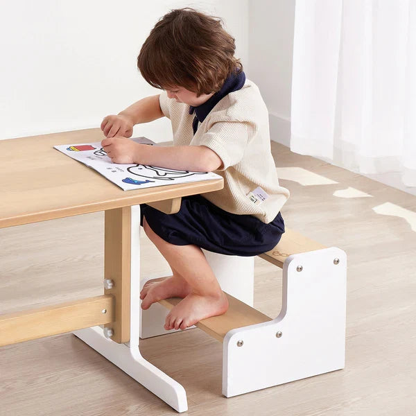 BOORI Australia Tidy Foot Step Stool (kids wooden stool)| Baby Furniture