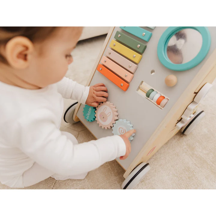 (PRE-ORDER) Bubble Wooden Activity Play Walker  | Play & Activity Essentials