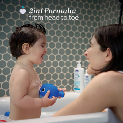 CHICCO Baby Moment Body Wash and Shampoo (Newborn & Baby)| Baby Skincare