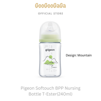 PIGEON Softouch BPP Nursing Bottle T-Ester (240ml) | Baby Feeding