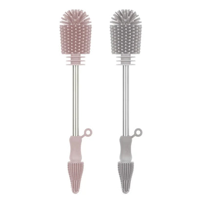 Haakaa Double-Ended Silicone Cleaning Brush | Baby Feeding Essential