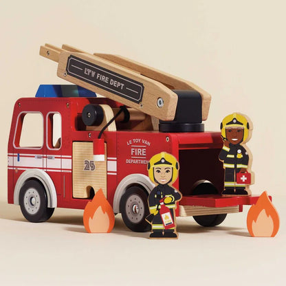 [Pre-Order] Le Toy Van Wooden Fire Engine | Wooden Toy