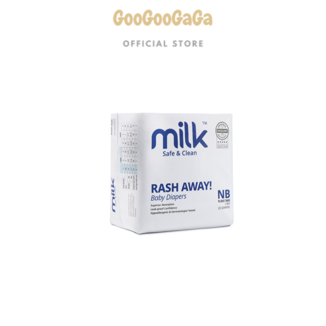 (Pre-Order) MILK Baby Diapers Flexi Tape (Newborn size) | Diapering