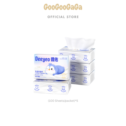 DEEYEO Ultra Soft Dry Lotion Tissue (100 sheets) | Personal Care