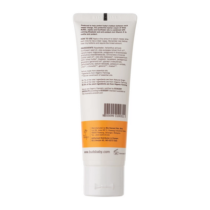 BUDS ORGANIC Nappy Time Change Cream–Diaper Rash Reliefs | Baby Skincare