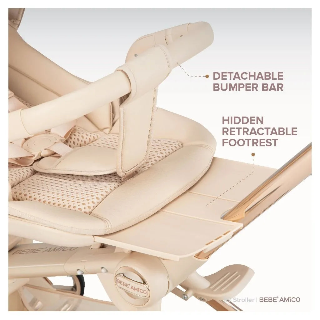 [PRE-ORDER] BEBE' AMICO X7 Stroller  | Nursery & Baby Gear