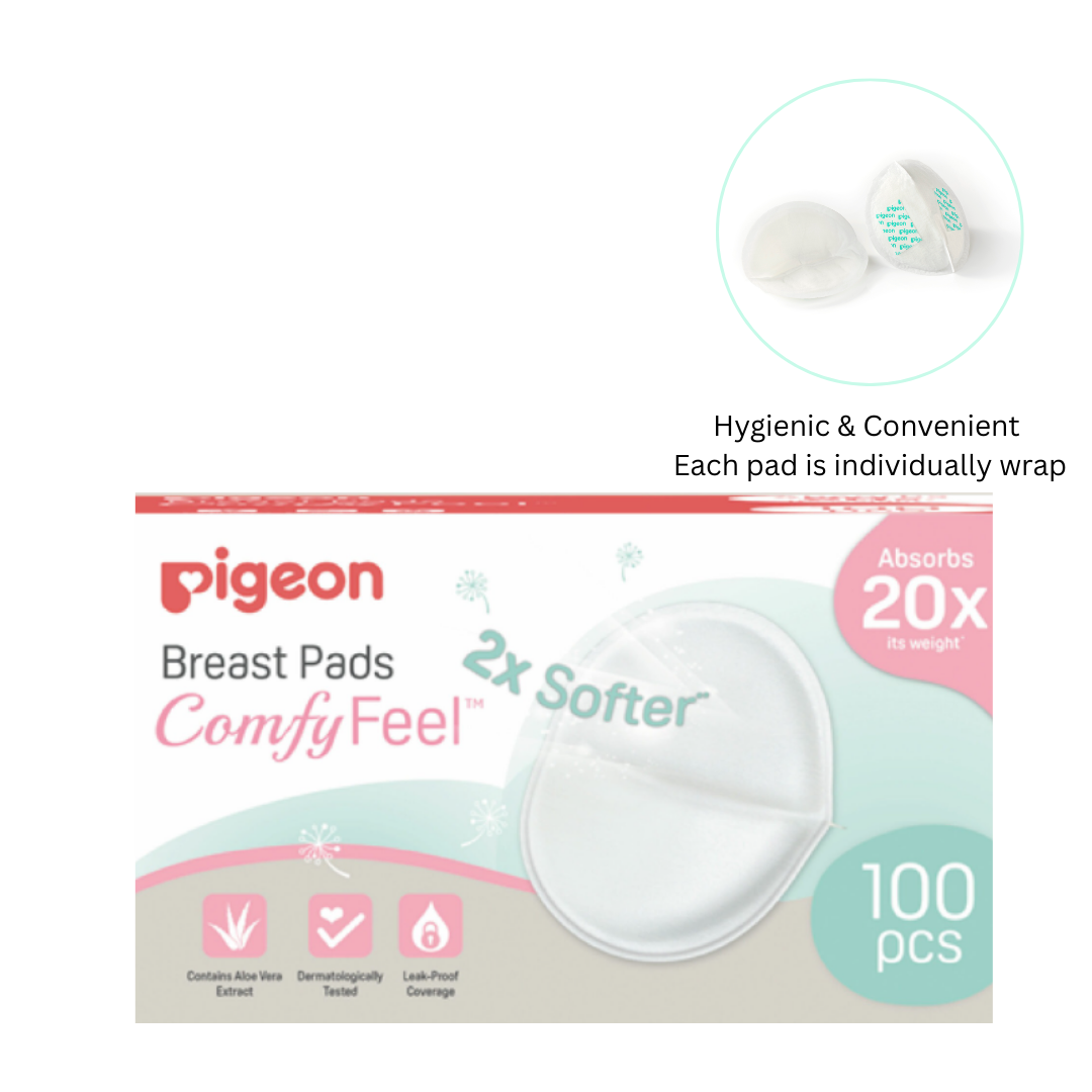 PIGEON ComfyFeel Breast Pad 100pcs | Breastfeeding