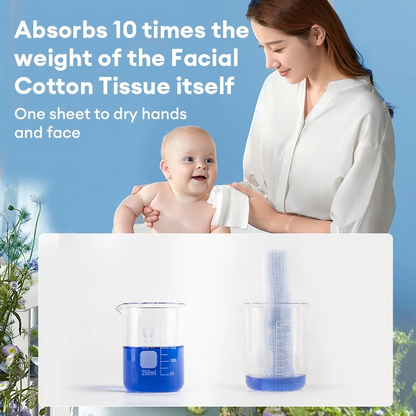 DEEYEO Disposable Facial Cotton Tissue/ Dry Wipes | Personal Care