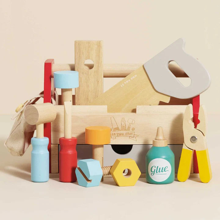 [Pre-Order]Le Toy Van Wooden Tool Box & Tools | Wooden Toy
