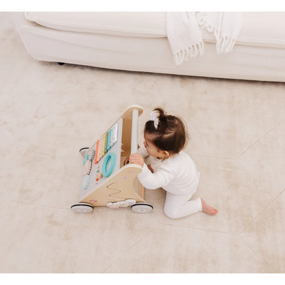 (PRE-ORDER) Bubble Wooden Activity Play Walker  | Play & Activity Essentials
