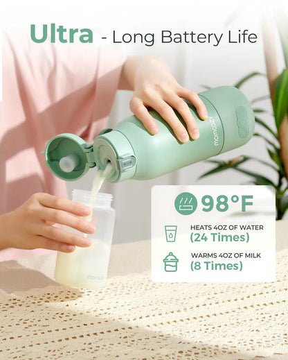 MOMCOZY Superfast Portable Breast Milk & Water Warmer for Travel | Breastfeeding