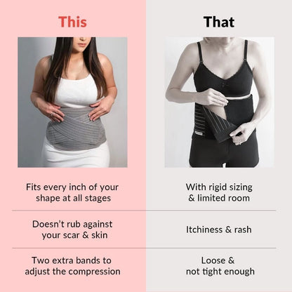 MAMAWAY Nano Bamboo Postnatal Recovery & Support Belly Band | Postnatal Essential