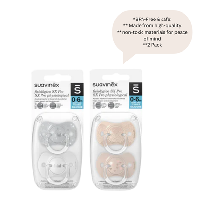 SUAVINEX Spread Joy SX Pro Silicone Soother (0-6months)  | Baby Feeding Essential