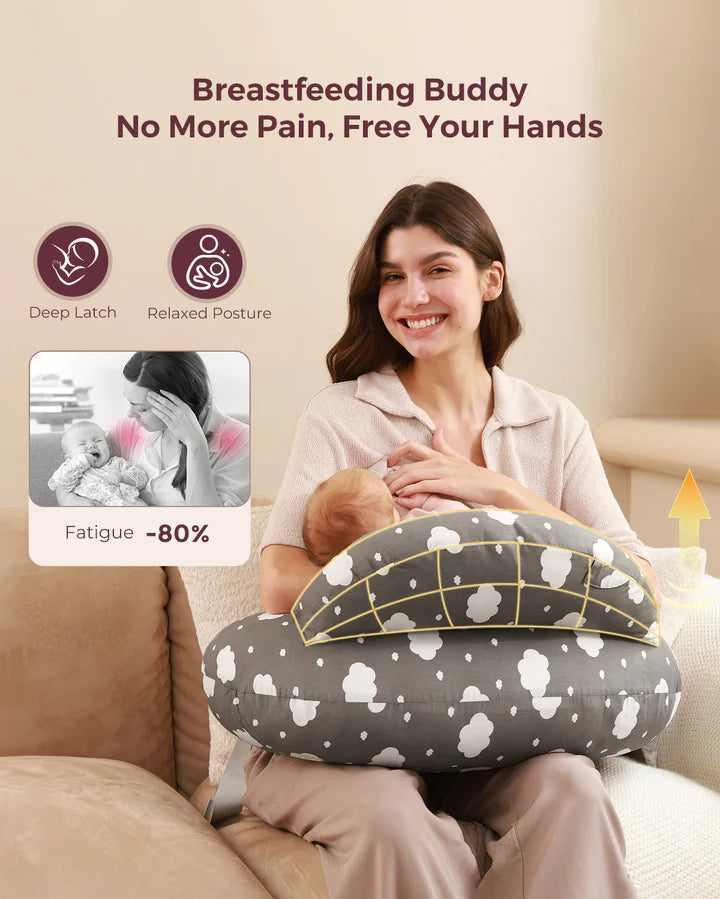 MOMCOZY Adjustable Nursing Pillow (Mummy Must Have) | Feeding Essential