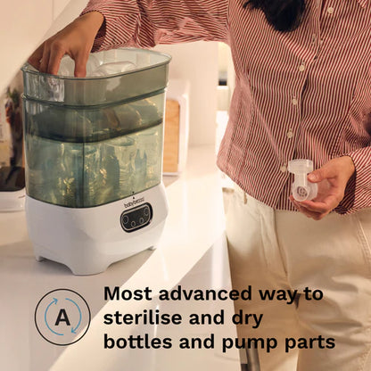 BABY BREZZA One Step Baby Bottle Steriliser and Dryer Advanced |Baby Steriliser & Warmer