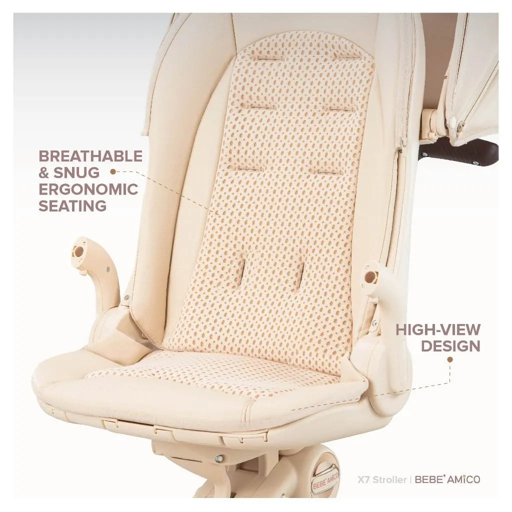[PRE-ORDER] BEBE' AMICO X7 Stroller  | Nursery & Baby Gear