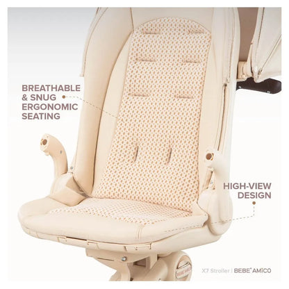[PRE-ORDER] BEBE' AMICO X7 Stroller  | Nursery & Baby Gear