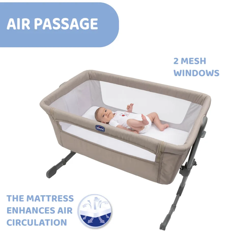 (PRE- ORDER) CHICCO Next2Me Essential Baby Cot | Nursery & Gear