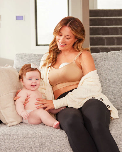 MOMCOZY M5 Wearable Breast Pump | Breastfeeding