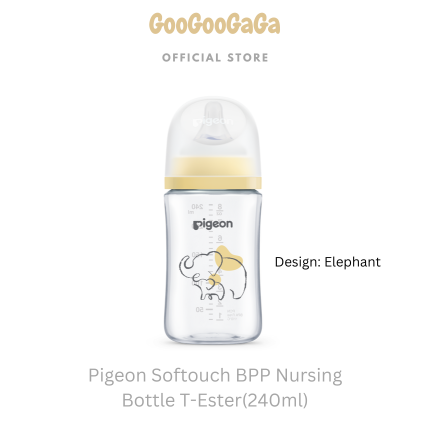 PIGEON Softouch BPP Nursing Bottle T-Ester (240ml) | Baby Feeding