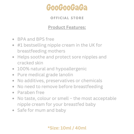 LANSINOH HPA Lanolin Nipple Cream (10ml/40ml) | Breastfeeding