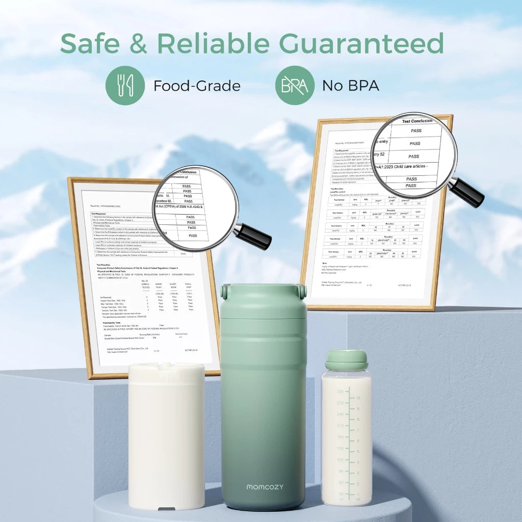 MOMCOZY Portable Breast Milk Cooler For Outdoor - 12OZ / 22OZ | Breastfeeding