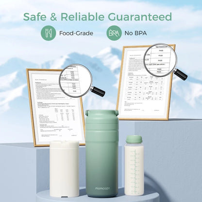 MOMCOZY Portable Breast Milk Cooler For Outdoor - 12OZ / 22OZ | Breastfeeding