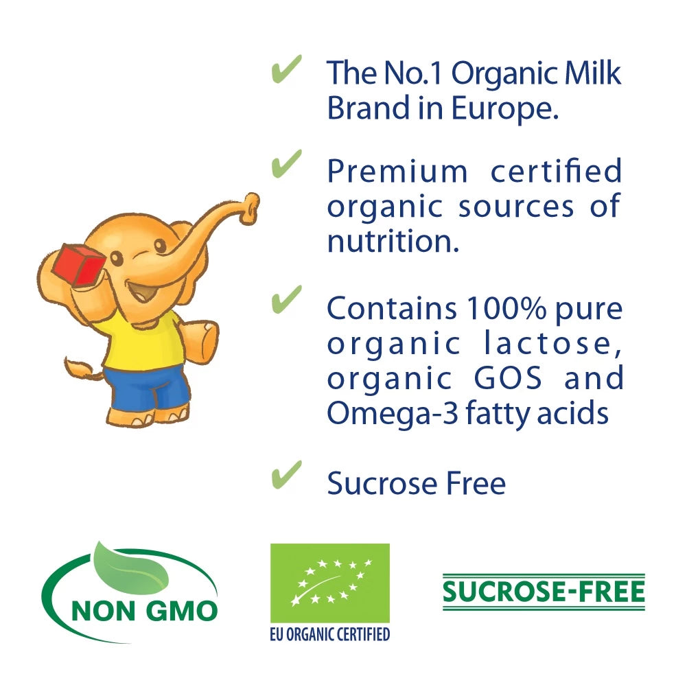 HIPP BILAC Junior Organic Growing-Up Milk Step 3 (1-3years) |Milk & Food