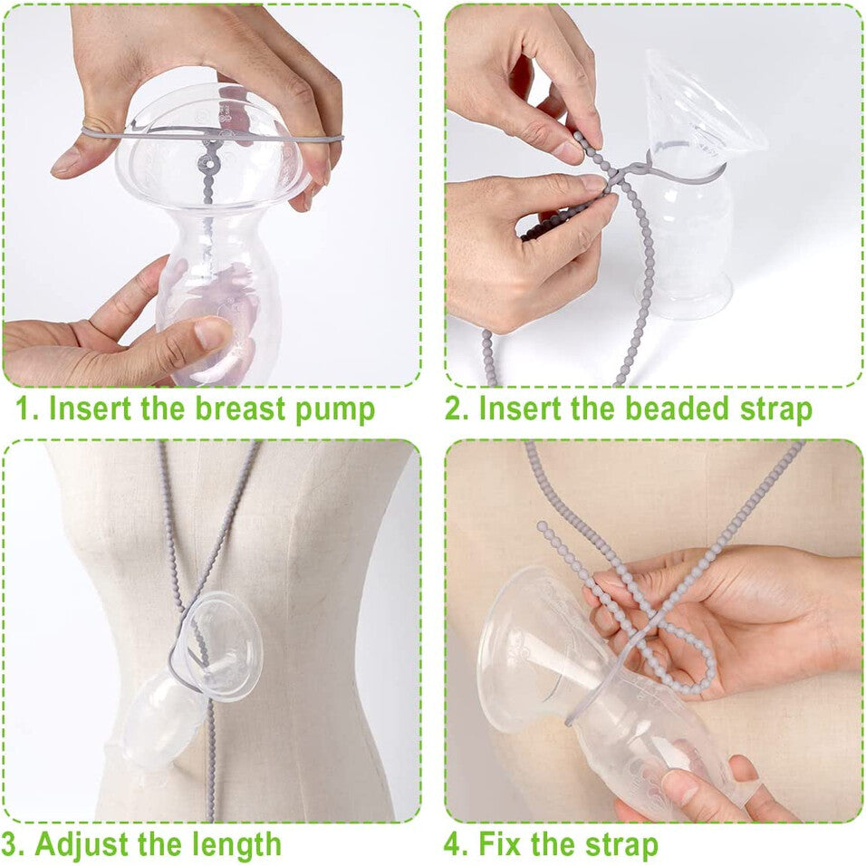 HAAKAA Silicone Breast Pump Strap (Accessories) | Breastfeeding