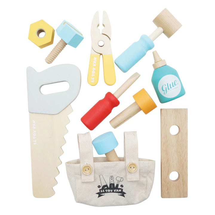 [Pre-Order]Le Toy Van Wooden Tool Box & Tools | Wooden Toy