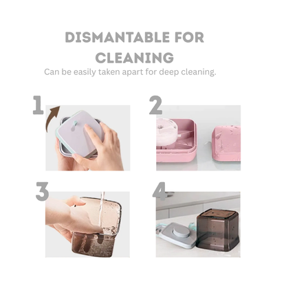 ANKOU Air Tight Milk Powder Container with Scraper - Rectangle | Feeding Essentials