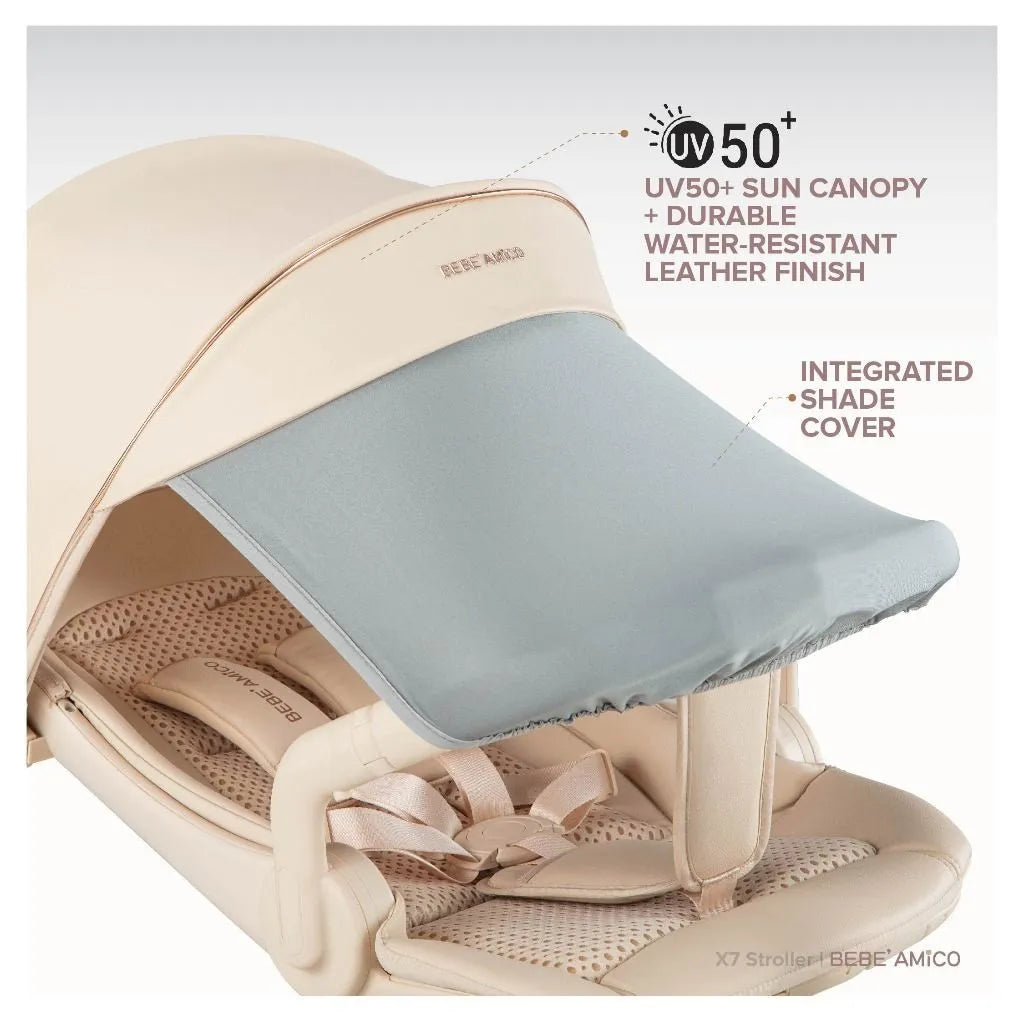 [PRE-ORDER] BEBE' AMICO X7 Stroller  | Nursery & Baby Gear