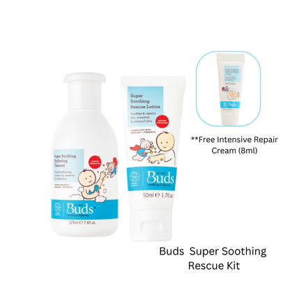 BUDS ORGANIC Super Soothing Rescue Kit | Baby Skincare