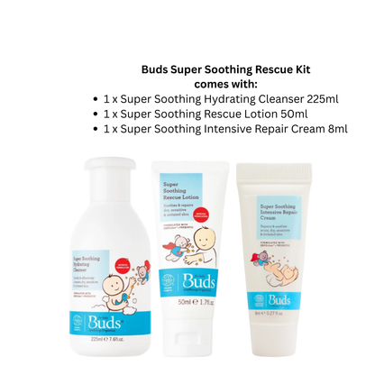 BUDS ORGANIC Super Soothing Rescue Kit | Baby Skincare