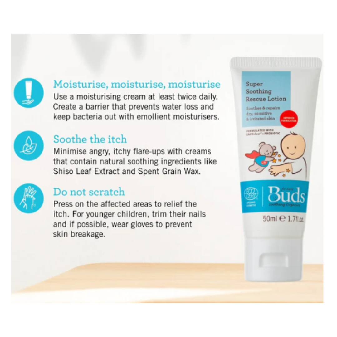 BUDS ORGANIC Super Soothing Rescue Kit | Baby Skincare