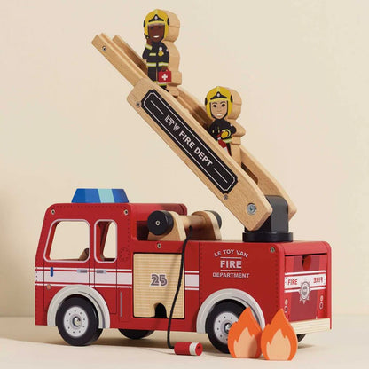 [Pre-Order] Le Toy Van Wooden Fire Engine | Wooden Toy