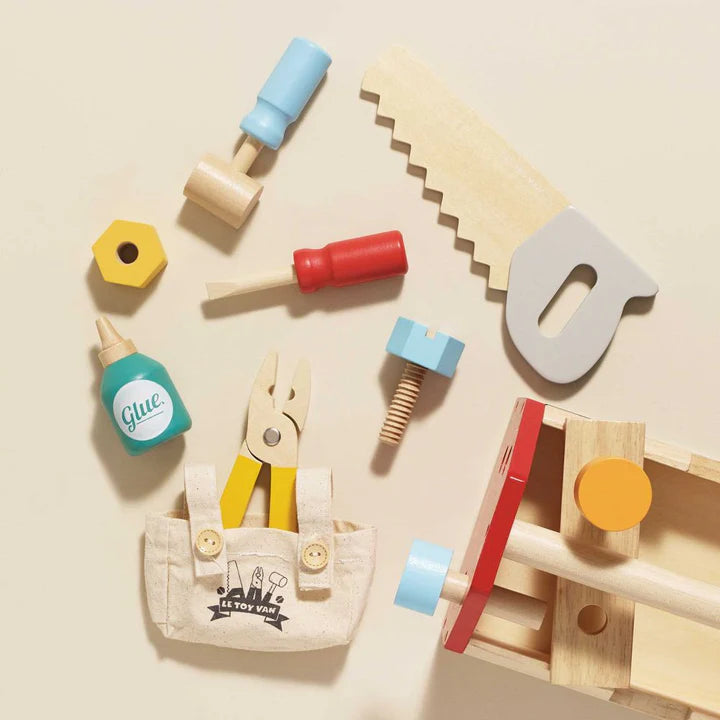 [Pre-Order]Le Toy Van Wooden Tool Box & Tools | Wooden Toy