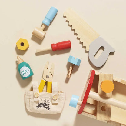 [Pre-Order]Le Toy Van Wooden Tool Box & Tools | Wooden Toy