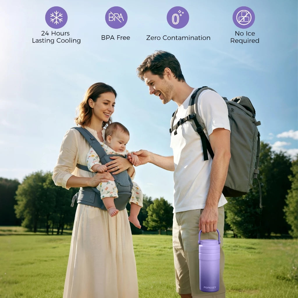 MOMCOZY Portable Breast Milk Cooler For Outdoor - 12OZ / 22OZ | Breastfeeding