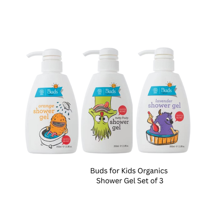 BUDS ORGANIC Buds For Kids Organic Shower Gel Set | Baby Skincare