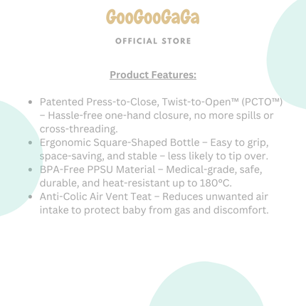 HEGEN PCTO™240ml/8oz Feeding Bottle PPSU (Baby Milk Bottle)| Baby Feeding