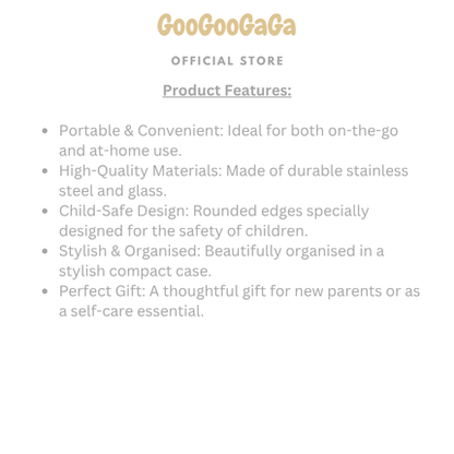 HAAKAA Pear-fect Manicure Kit (Nail Clipper) | Cleaning & Sanitiser