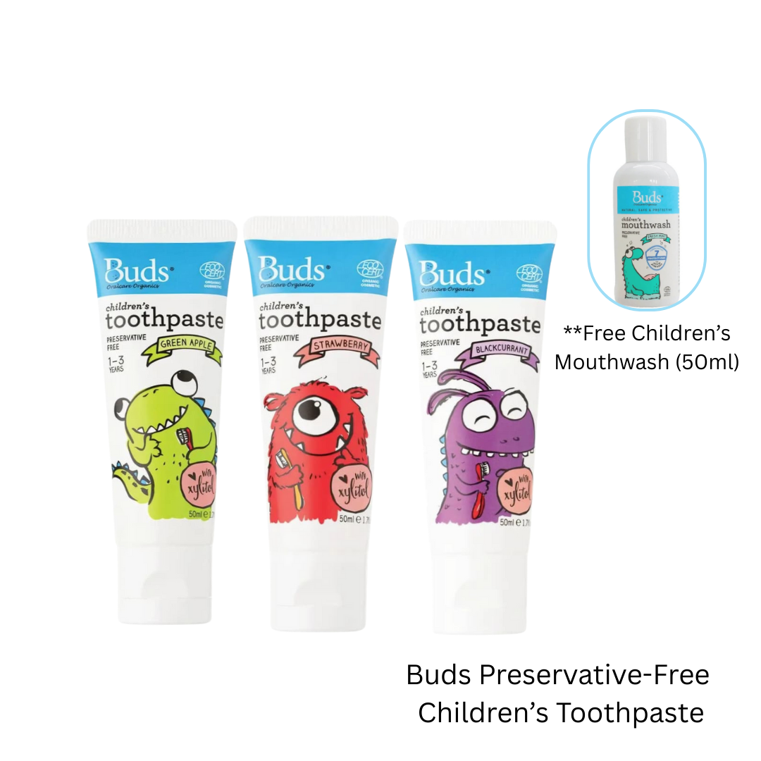 BUDS ORGANIC Buds Children's Toothpaste Xylitol  | Baby Skincare