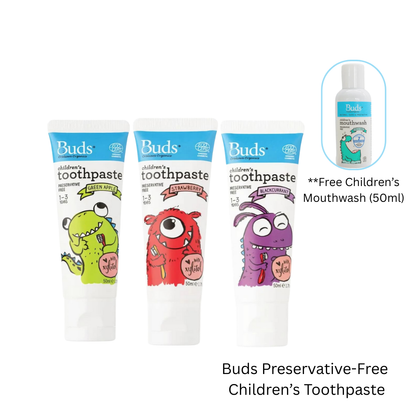 BUDS ORGANIC Buds Children's Toothpaste Xylitol  | Baby Skincare
