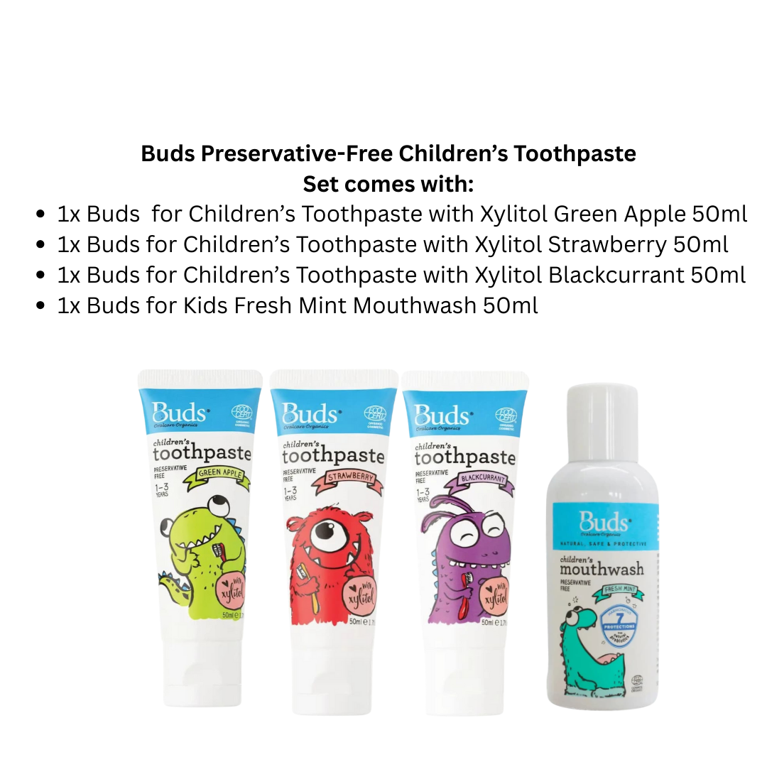 BUDS ORGANIC Buds Children's Toothpaste Xylitol  | Baby Skincare