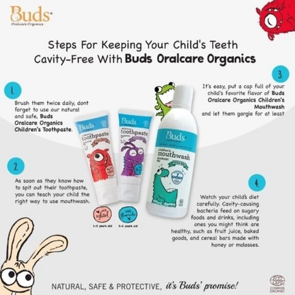 BUDS ORGANIC Buds Children's Toothpaste Xylitol  | Baby Skincare