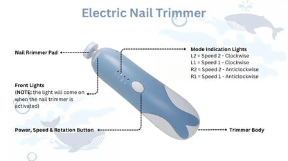 Haakaa Friendly Whale Baby Nail Care Trimmer Set | Cleaning & Sanitisers