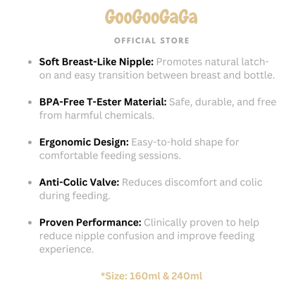 PIGEON Softouch BPP Nursing Bottle T-Ester (240ml) | Baby Feeding